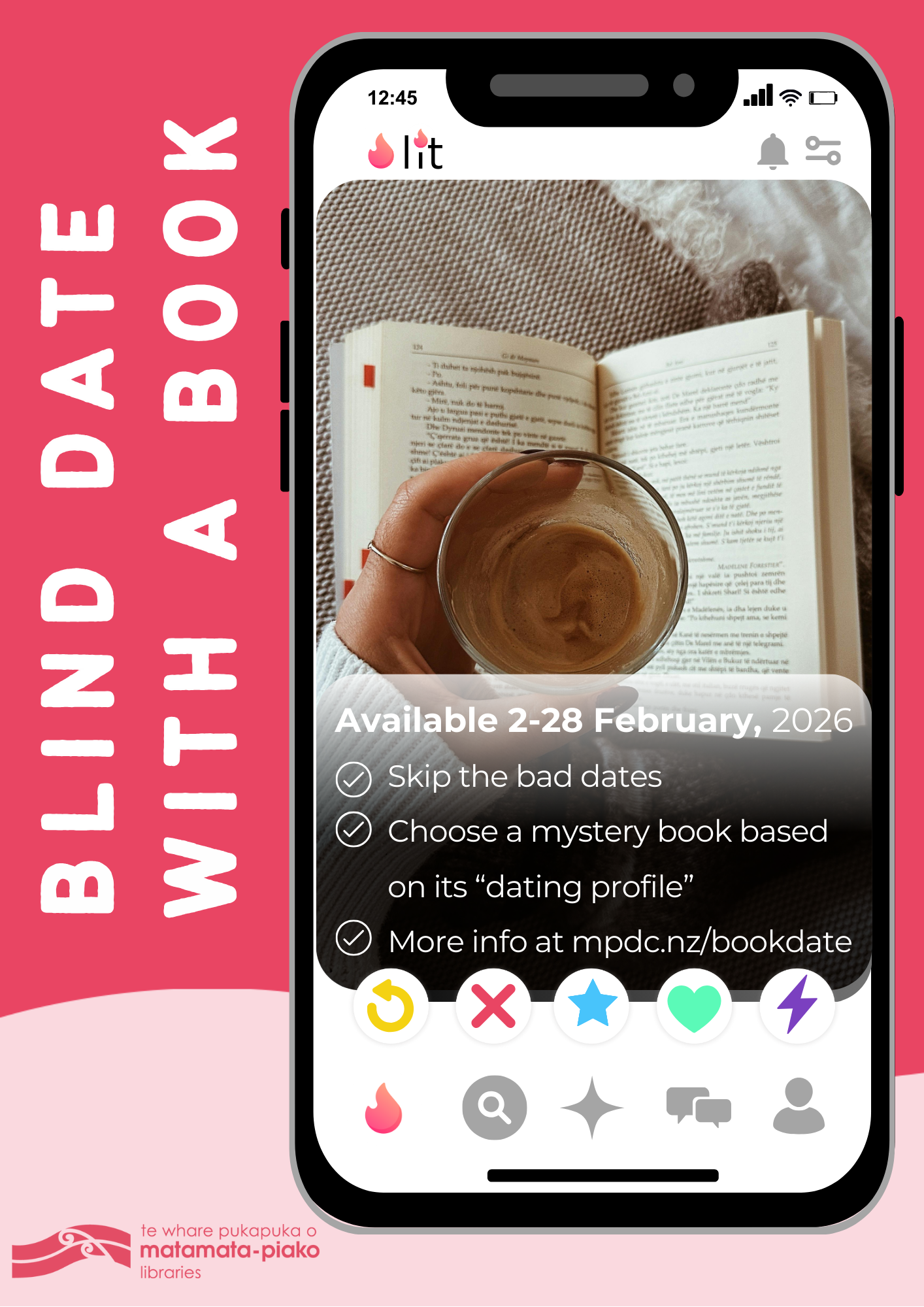 Blind date with a book poster